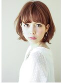 丸みふんわりボブ