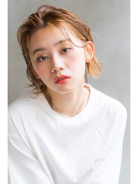 エイミー(Aimee) Aimee町田かきあげミディ×オレンジベージュ