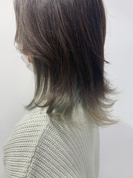 アッシュ 高円寺店(Ash) お手入れ楽ちん♪切りっぱなしウルフレイヤー