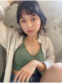 ウルフレイヤーボブ×インナーカラー×毛先パーマ