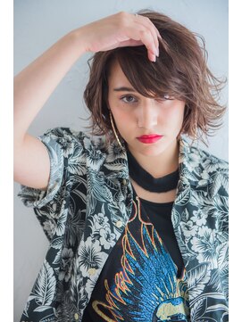 ミエル ヘア 新宿(miel hair) 〈mielhair新宿〉大人可愛いゆるふわボブ