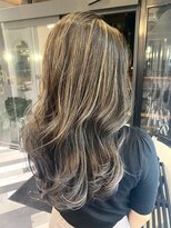 アフロディーテ ギンザ 秋葉原店(APHRODITE GINZA)&nbsp;グレージュカラー/シルキーベージュ/斜めバング/秋葉原