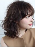 上品なコンサバミディアムヘア