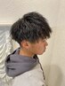 【大流行】メンズカット+ツイストパーマ　￥12100