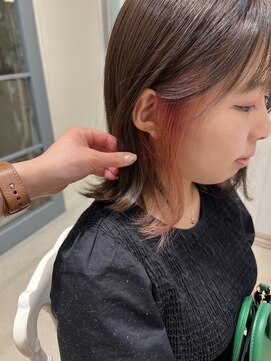 アンソル 戸田店(N'SOL) ピンクインナーカラー