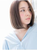 ★艶感キレイめカジュアルうる艶髪前下がりボブ20代30代40代★9!