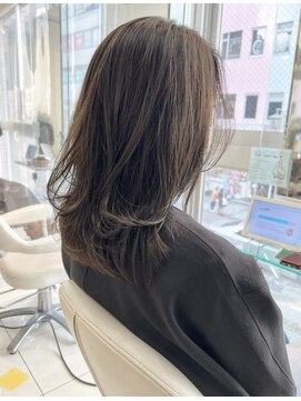 ヘアアンドデイスパ アグー(hair&dayspa AGU) ワンカール巻くだけで動きが出るミディアムレイヤー