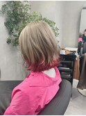 ボブ/大人かわいい/フェザーバング/ラフニュアンス