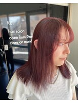 キジ(KIJI)&nbsp;★ガーネットレッド×外国人風カラー★詳細はブログまで