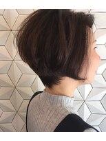 ナタン 自由が丘(NATHAN)&nbsp;ステップボーンカット×オンブレ×カーキベージュ×ボブ髪質改善