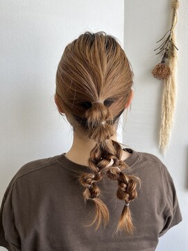 トップヘアー 本店(TOP HAIR) ポコポコアレンジ／倉敷／ヘアアレンジ／20代／30代