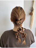 ポコポコアレンジ/倉敷/ヘアアレンジ/20代/30代