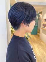 エミス バイ メルト 吉祥寺(emis by melt)&nbsp;【堀惠】マッシュショートネイビーブルー20代30代40代