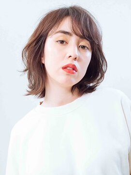 エクファ ヘア シェリル 草津 南草津店(ex-fa hair cherir) イメチェンハッシュカットフルバングに合わせカットレッド