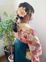 スタイル 横浜(STYLE)&nbsp;ローポニーアレンジ　卒業式アレンジ　卒業式ヘア