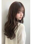 くびレイヤーエモージュイメチェンハッシュカットフルバング