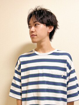 ヨー(Yoh-) 【センターパート/星亘祐】ニュアンスパーマ/無造作パーマ