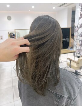 アリーナ 船橋日大前店(arena) ハイライト×オリーブベージュ