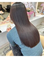 プアメリア 名古屋(Puamelia) ブリーチなし 前髪縮毛矯正 髪質改善 レイヤー 艶髪