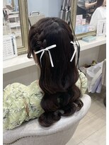 アリエス 渋谷駅東口店(Aries)&nbsp;編み込みハーフツイン