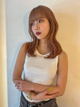 ヘルブラウ ヘアーデザイン(hellblau hair design) beige　color
