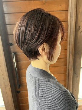 リドル ヘアー 駒生店(Riddle HAIR) ショートボブ、耳かけスタイル