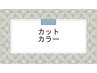 ☆ノンジアミンカラーリタッチ(Newシュミエル・ジアミンゼロHERBA）＋カット
