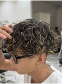 ハイライト/波巻きスパイラルパーマ/波巻きパーマ