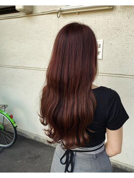 フロム ヘアー(FROM HAIR) 艶感あふれるボルドーカラー