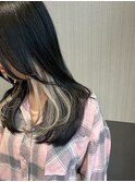艶々インナーカラー