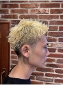ローフェード/スパイキーショート<理容室>[メンズ/床屋/神田]