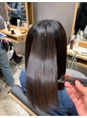 ミディアムの水素ホリスティック縮毛矯正