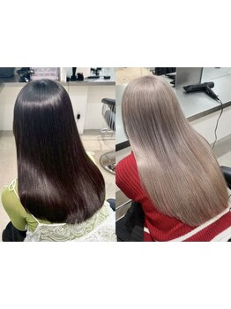 エリアでも貴重!ブリーチ毛にも対応★ナチュラルストレートを実現する縮毛矯正/他店で断られた方もご相談を