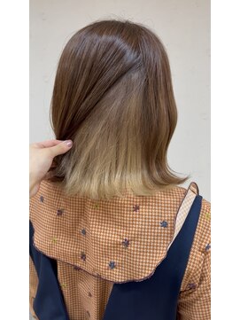 ランプ 柏(Lamp) インナー×ミルクティーカラー