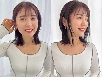 ソヨン 金山店(SOYON)の写真/自然な仕上がりで白髪をカバー、大人女性に大人気◎色味を感じながら暗め～明るめまで楽しめます！[金山]