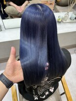 モク 立川(moc)&nbsp;韓国風レイヤーカットブリーチダブルカラー前髪