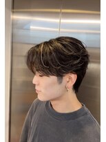 雅(MIYABI)&nbsp;センターパート　【溝の口/メンズカット/メンズパーマ/カラー】