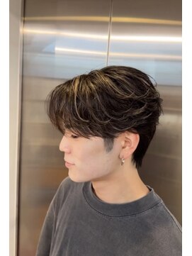 雅(MIYABI) センターパート　【溝の口/メンズカット/メンズパーマ/カラー】
