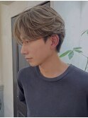 毛流れ韓国ヘア/20代30代/ハイライト/経堂/下北沢
