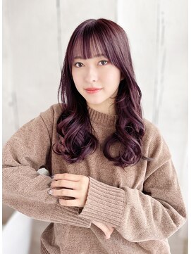 【月1メンテ】白髪染めリタッチでも透明感カラー