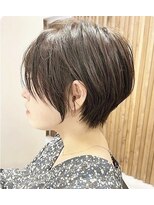 レリーノーブル 西宮北口(RelyNoble)&nbsp;ダークブラウン×ショートで柔らか愛されスタイル[西宮北口]