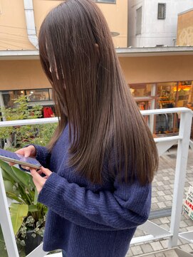 ミント(mint) 透明感、柔らかさ!アッシュグレージュ!