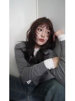 ヘーゼル 博多(HAZEL.)&nbsp;チョコレートブラウンカラー/顔まわりレイヤー