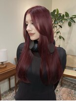 ハーパーズ 渋谷(harpers)&nbsp;チェリーレッドロングストレート