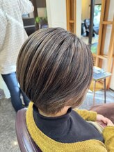 タバ ヘアー トウアン(taba hair touan) ベージュハイライト&インナーカラー