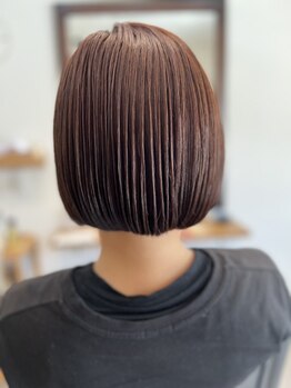 ムスビ(musu:bi)の写真/くせ毛・うねり解消！毎日のヘアケアを提案し、髪質改善へ導くサロン◎