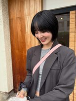 ツネ ヘアアンドヘッドスパ(TsuNE hair&head spa)&nbsp;くびれショート　ひし形ショートボブ　ひし形レイヤーボブ