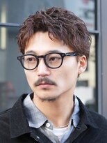 フィフス 大分(fifth)&nbsp;大分ルーズパーマメンズカットルーズショートツーブロックゆるめ