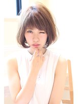 大人女性・ニュアンスボブで頭の形を綺麗に見せる！！