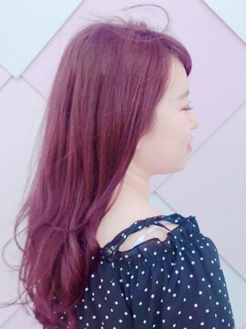 小さな美容室 ハナ(hana) 女の子らしい赤味系カラーｓｔｙｌｅ♪